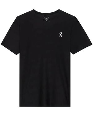 On Shoes Court-T Logo T-Shirt - Black