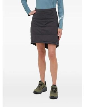 Jack Wolfskin Quilted Side-Zip Skirt - Black