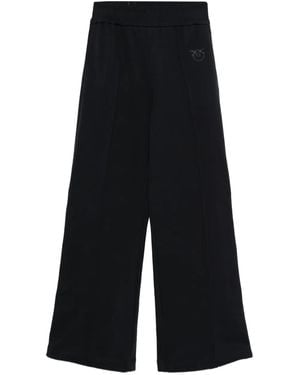 Pinko Logo-Embroidered Track Pants - Blue