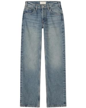 Jeanerica Kyoto Faded-Effect Straight-Leg Jeans - Blue