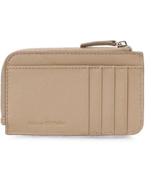 Marc O' Polo Grained-Texture Wallet - Natural