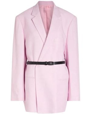 ARMARIUM Double-Breasted Blazer - Pink