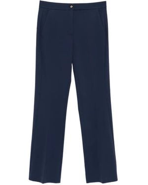 Pinko Broek Met Knoopsluiting - Blauw