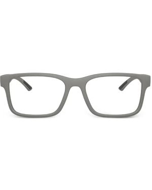 Prada Linea Rossa Ps01Rv Rectangle-Frame Glasses - Gray