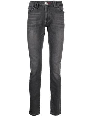Philipp Plein Slim-Cut Leg Jeans - Grey