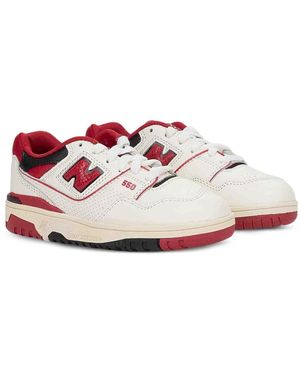 New Balance 550 レザースニーカー - ピンク