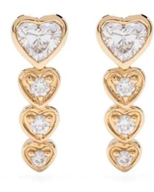 SHAY 18Ct Diamond Earrings - Metallic