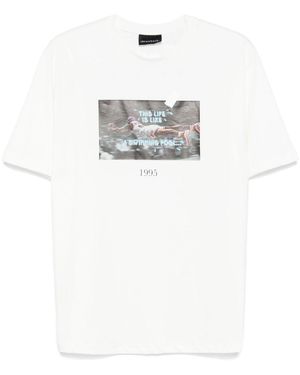 Throwback. Worm T-Shirt - White