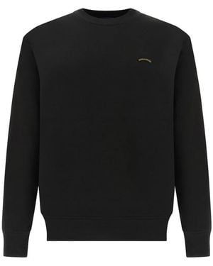 Paul & Shark Crew-Neck Cotton Sweatshirt - Black