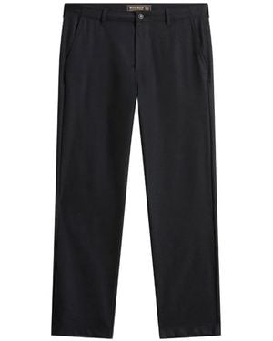 Woolrich Flannel Chino Trousers - Black