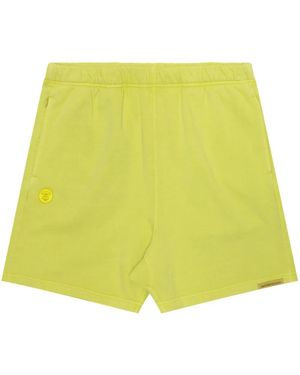 Aape By A Bathing Ape Short En Coton À Logo Brodé - Jaune