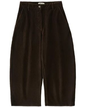 Studio Nicholson Chalco Corduroy Wide-Leg Pants - Black