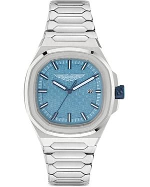 Aston Martin Watches 38Mm Patterned Watch - Blue
