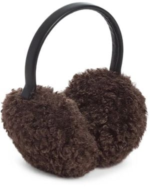 Apparis Esme Bouclette Faux-Fur Earmuffs - Brown