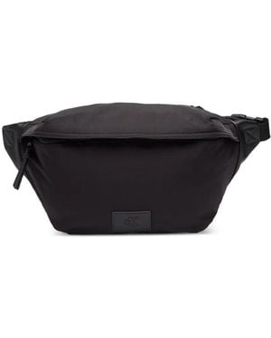 Calvin Klein Metro Logo-Patch Belt Bag - Black