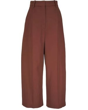 Marni Wide-Leg Trousers - Red