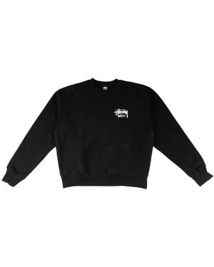 Stussy Osaka Logo-Print Jumper - Black