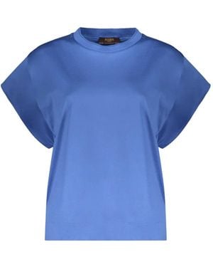 Moorer T-Shirt Mit Kurzen Ärmeln - Blau