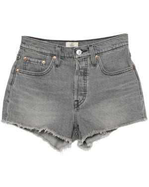 Levi's Frayed Shorts - Grey