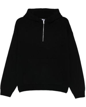 Stussy Hoodie mit Reißverschluss - Schwarz