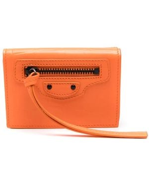 Balenciaga Mini Neo Classic Wallet - Orange