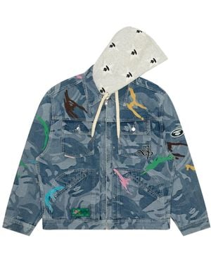 Aape By A Bathing Ape Logo Jacket - Blue