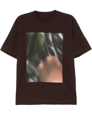 JNBY Camiseta Con Estampado Gráfico - Negro