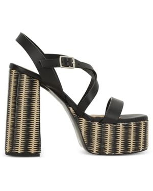 Castañer Felisa Crisscross Platform Sandals - Black