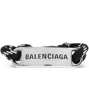 Balenciaga Plate ブレスレット - ホワイト