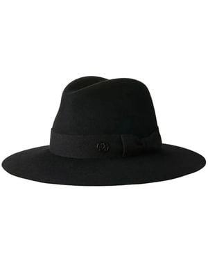 Maison Michel Zango Cashmere Fedora Hat - Black