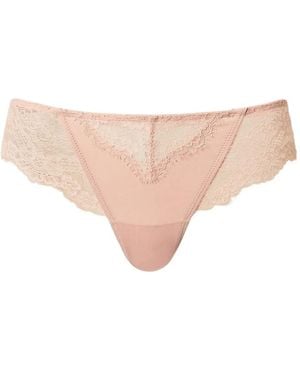 Twinset Bragas con detalle de encaje - Neutro