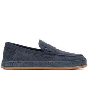 Hogan Mocassins En Daim - Bleu