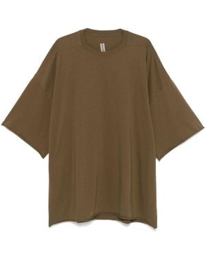 Rick Owens Cotton T-Shirt - Green