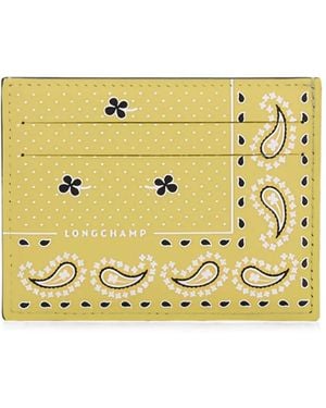 Longchamp Pocket Card Holder - Metallic