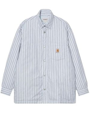 Carhartt Grimsby Stripe Shirt - Blue