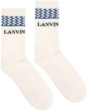 Lanvin Curb Socks Accessories - White
