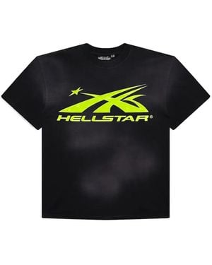 HELLSTAR Sports Core Gel Logo-Print T-Shirt - Black