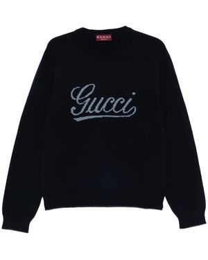 Gucci Crew Neck Sweater - Schwarz