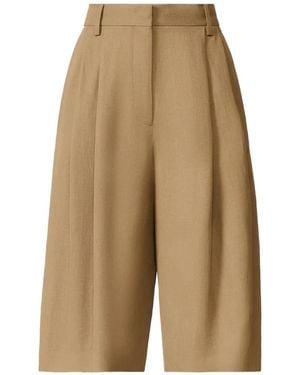 Fabiana Filippi Pocket Pleated Shorts - Natural