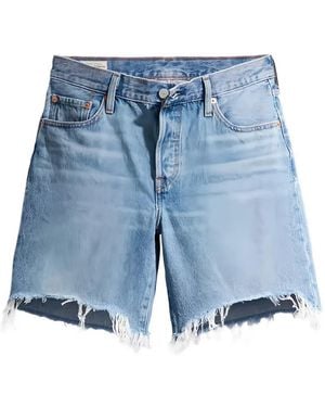 Levi's 501 '90S Frayed Shorts - Blue