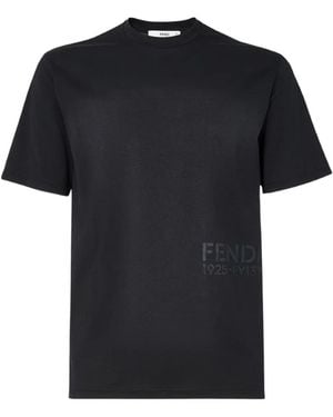 Fendi Cotton T-Shirt - Black
