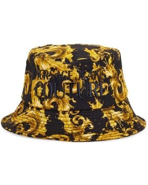 Versace Jeans Couture Patterned Bucket Hat - Metallic