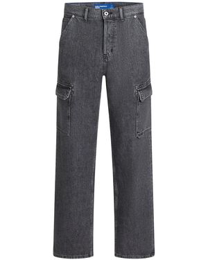 Karl Lagerfeld Jeans Herren – Straight Denim In Washed Black, 100% Bio-Baumwolle, Nachhaltig