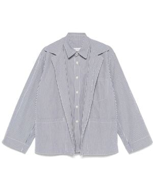 Maison Margiela Striped Jacket - Grey