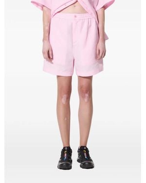 PANGAIA Elastic-Waist Shorts - Pink