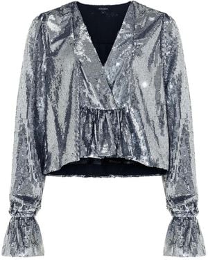 Azeeza Blouse Thistle - Bleu