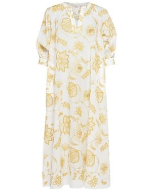 Eres Floral-Print Dress - White