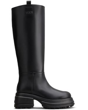 Tod's Platform Boots - Black