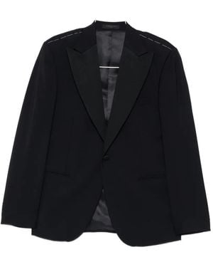 Corneliani Peak-Lapel Single-Breasted Suit - Blue