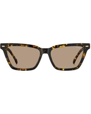 Carrera Tortoiseshell-Effect Rectangle-Frame Sunglasses - Grey